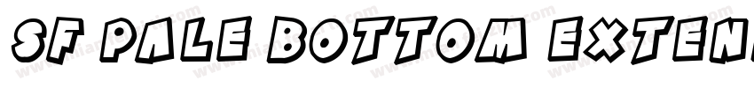 SF Pale Bottom Extended Oblique字体转换
